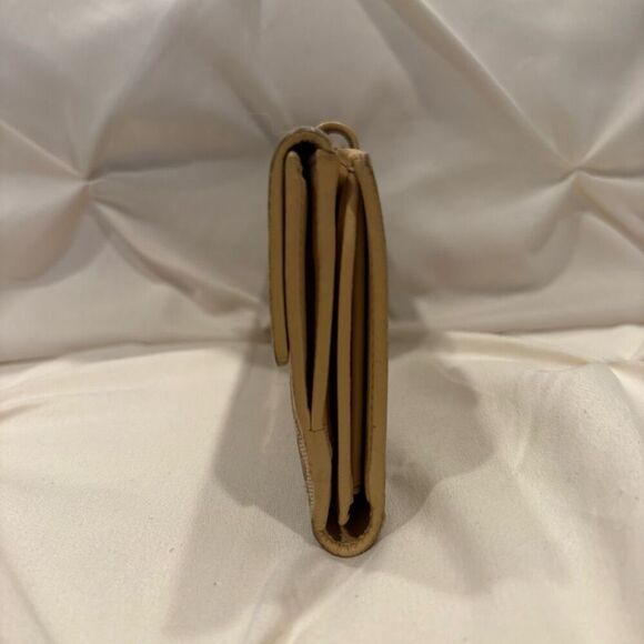 Vintage GUCCI Bifold Long Wallet GG Canvas Leather Light Tan - Picture 3 of 11